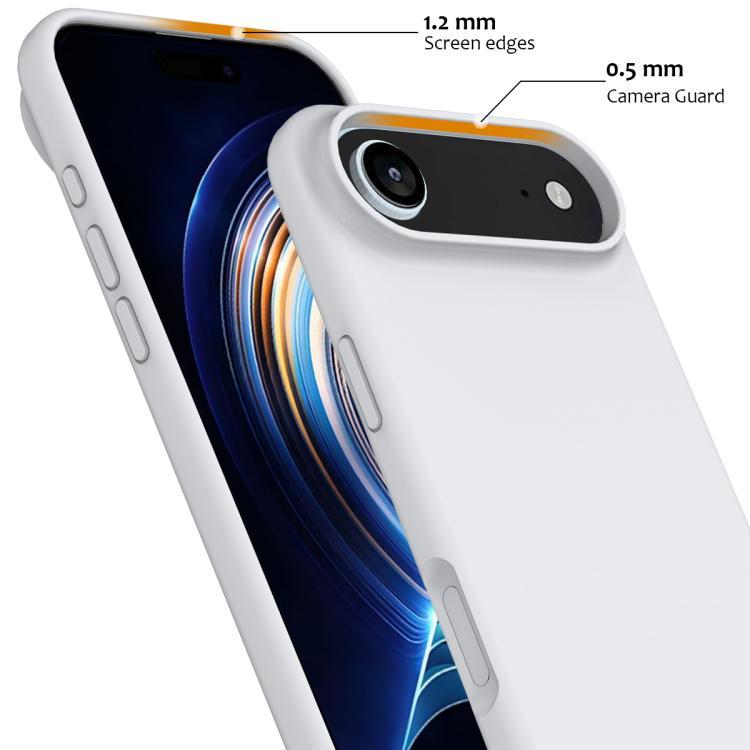 Coque antichoc en silicone compatible Magsafe pour iPhone 16e, iPhone 16 Pro Max