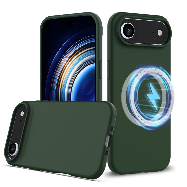 Coque antichoc en silicone compatible Magsafe pour iPhone 16e, iPhone 16 Pro Max