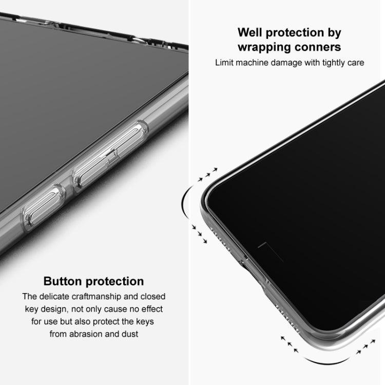 imak UX-5 Series Étui de protection en TPU antichoc transparent - Xiaomi