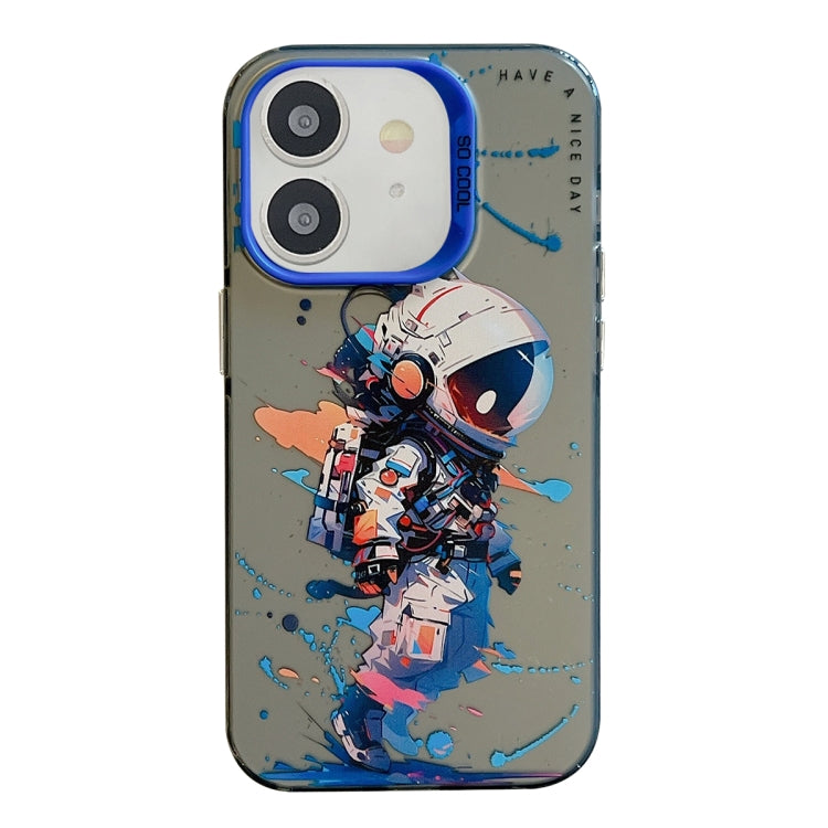 Série de peinture à l'huile de motif animal PC + étui de téléphone en TPU
