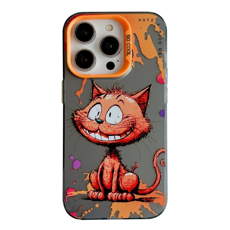 Pour iPhone 12 Pro Série de peinture à l'huile de motif animal PC + étui de téléphone en TPU, Series 8