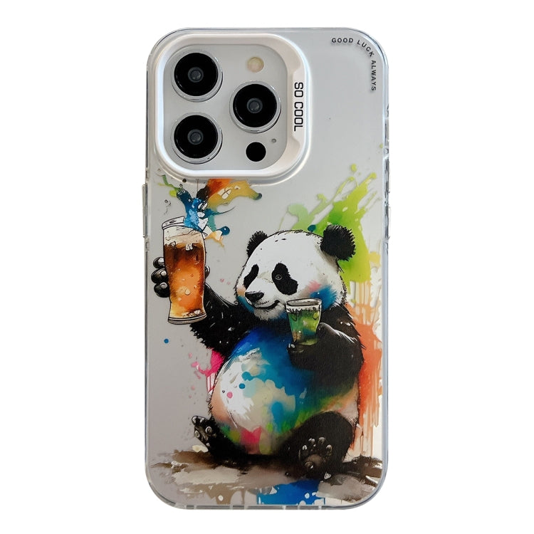 Pour iPhone 12 Pro Série de peinture à l'huile de motif animal PC + étui de téléphone en TPU, Series 8