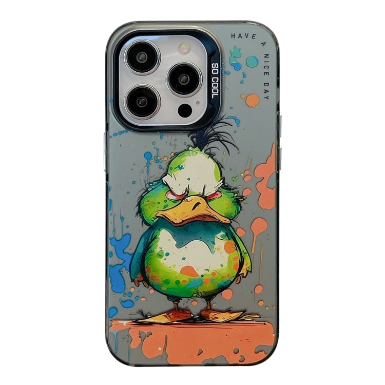 Pour iPhone 12 Pro Série de peinture à l'huile de motif animal PC + étui de téléphone en TPU, Series 8