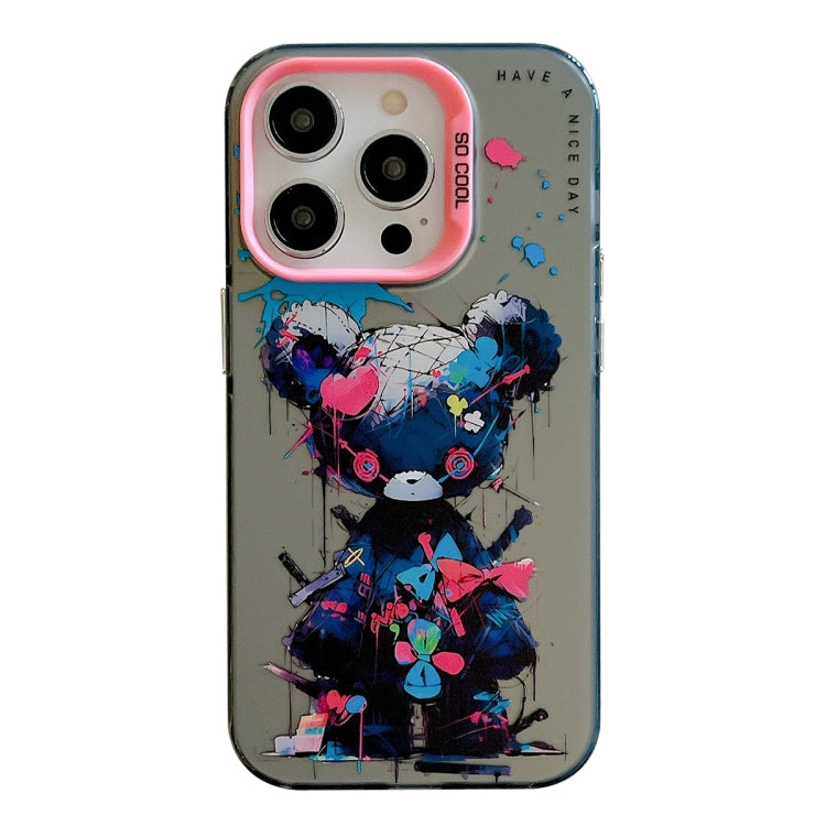 Pour iPhone 12 Pro Série de peinture à l'huile de motif animal PC + étui de téléphone en TPU, Series 8