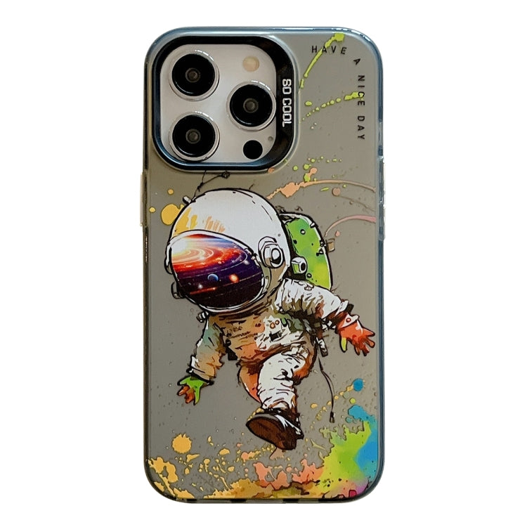 Série de peinture à l'huile de motif animal PC + étui de téléphone en TPU