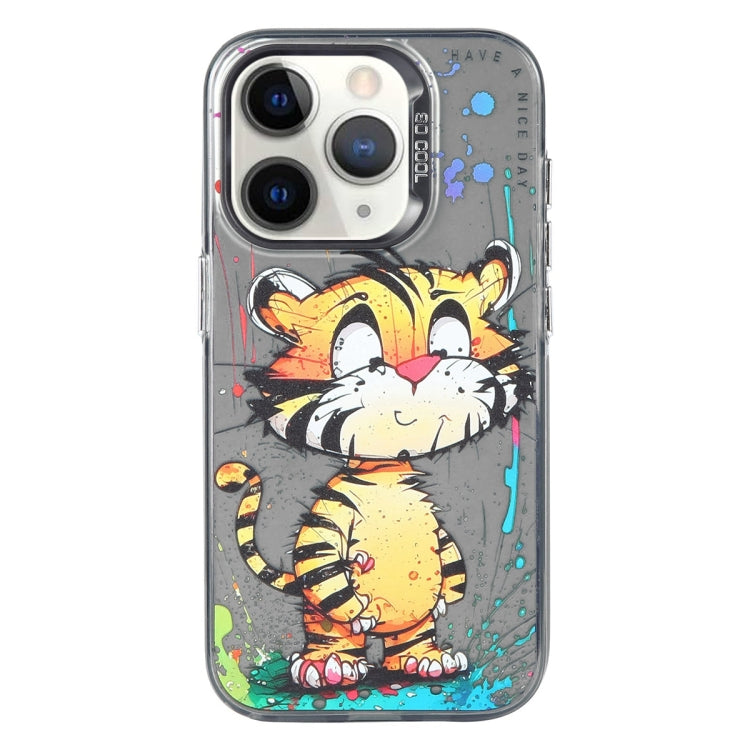 Pour iPhone 11 Pro Max Série de peinture à l'huile de motif animal PC + étui de téléphone en TPU, Series 10