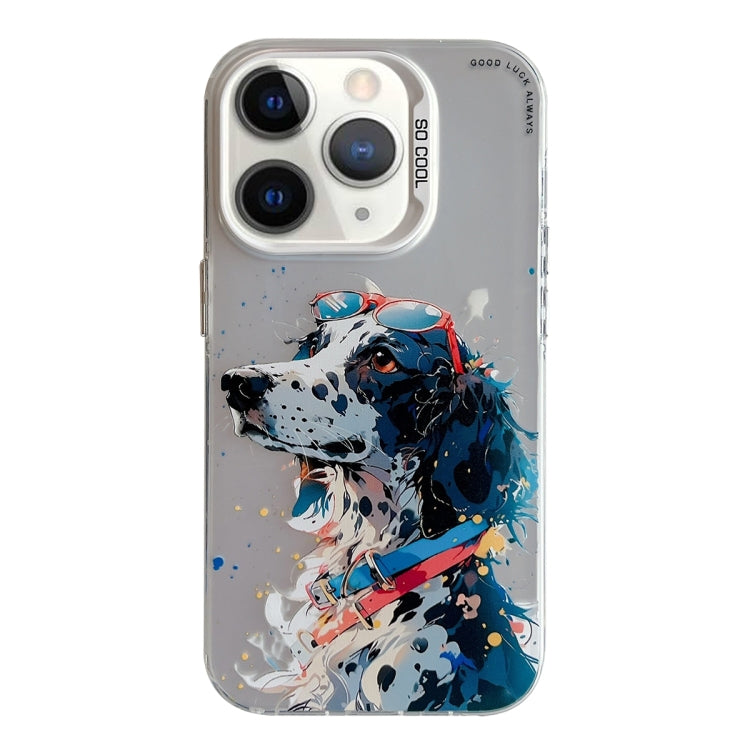 Pour iPhone 11 Pro Max Série de peinture à l'huile de motif animal PC + étui de téléphone en TPU, Series 10