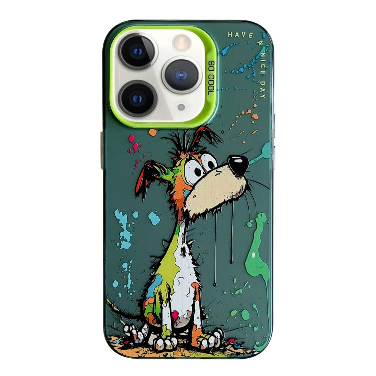 Pour iPhone 11 Pro Max Série de peinture à l'huile de motif animal PC + étui de téléphone en TPU, Series 10