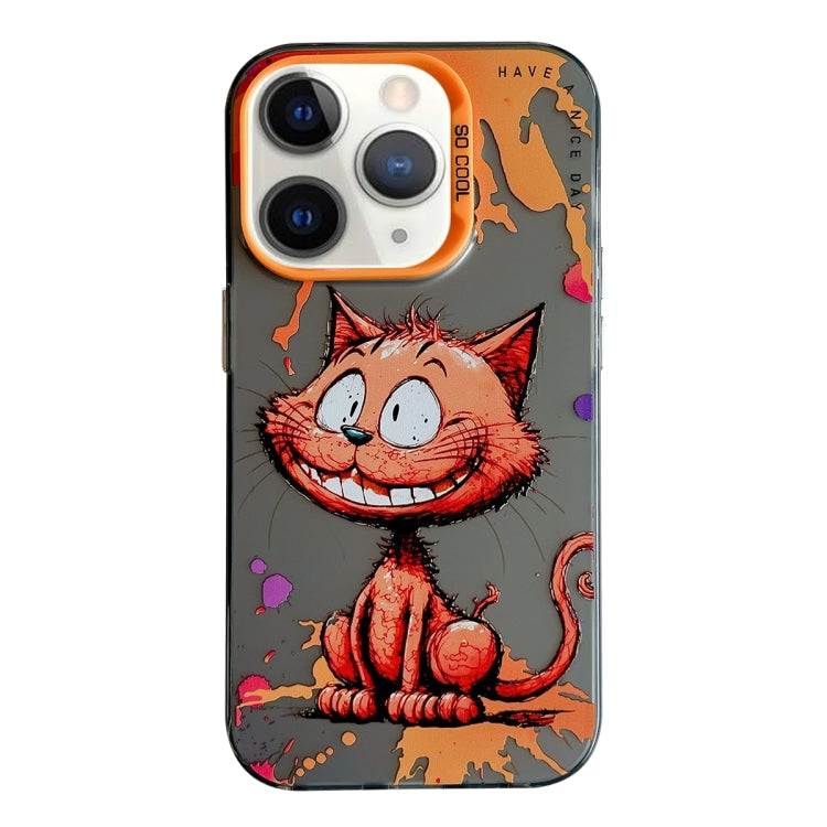 Pour iPhone 11 Pro Max Série de peinture à l'huile de motif animal PC + étui de téléphone en TPU, Series 10