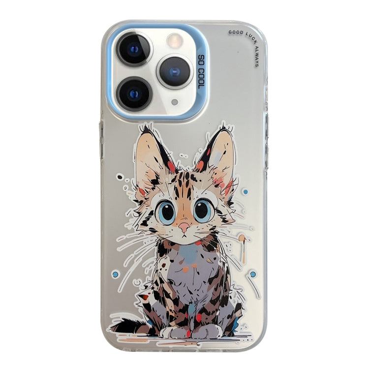 Pour iPhone 11 Pro Max Série de peinture à l'huile de motif animal PC + étui de téléphone en TPU, Series 10