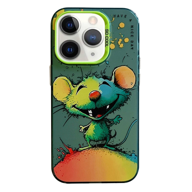 Pour iPhone 11 Pro Max Série de peinture à l'huile de motif animal PC + étui de téléphone en TPU, Series 10