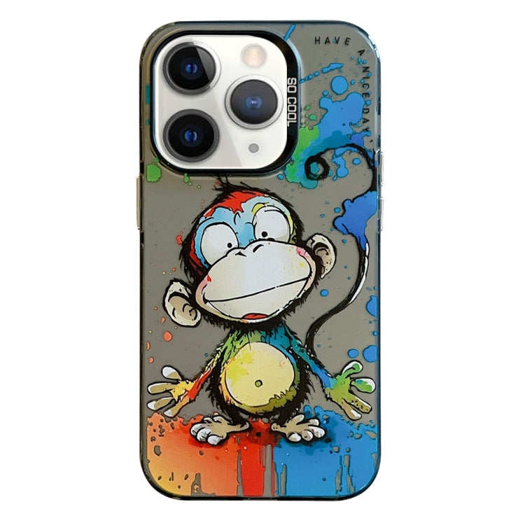 Pour iPhone 11 Pro Max Série de peinture à l'huile de motif animal PC + étui de téléphone en TPU, Series 10