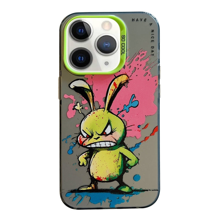 Pour iPhone 11 Pro Max Série de peinture à l'huile de motif animal PC + étui de téléphone en TPU, Series 10