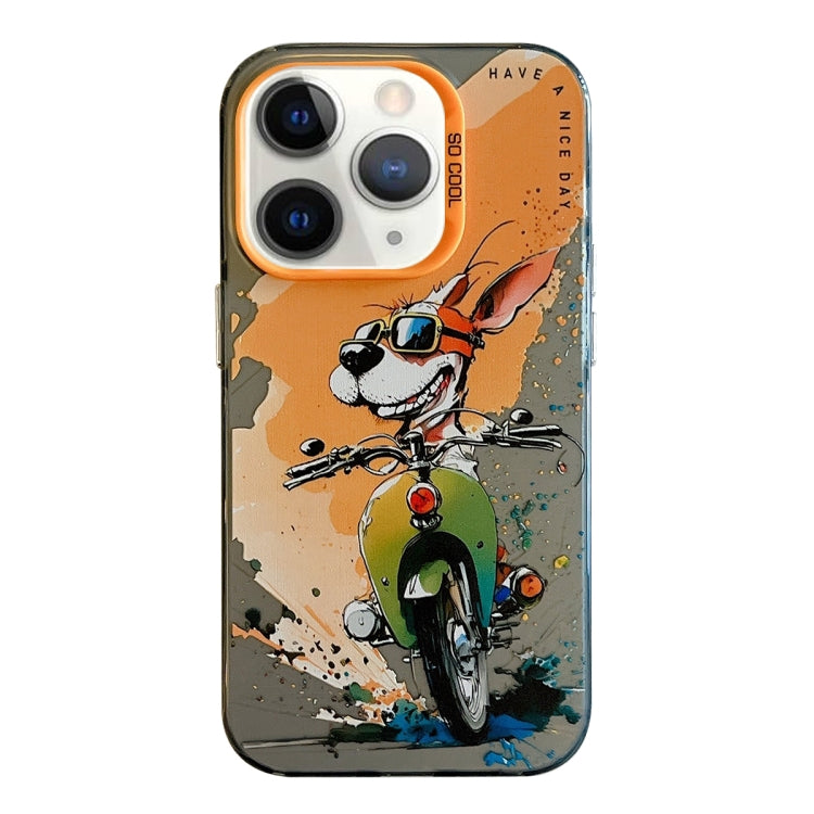 Pour iPhone 11 Pro Max Série de peinture à l'huile de motif animal PC + étui de téléphone en TPU, Series 10