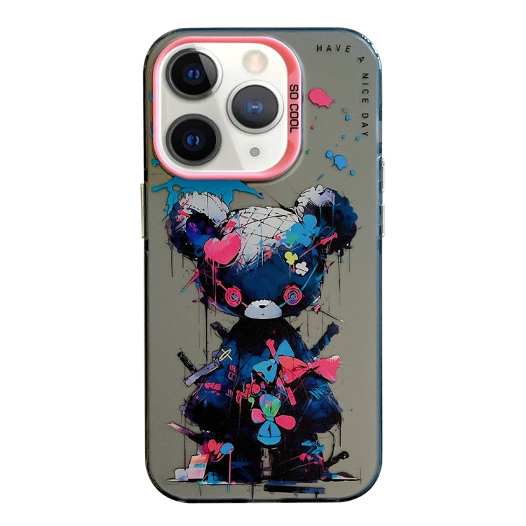 Pour iPhone 11 Pro Max Série de peinture à l'huile de motif animal PC + étui de téléphone en TPU, Series 10