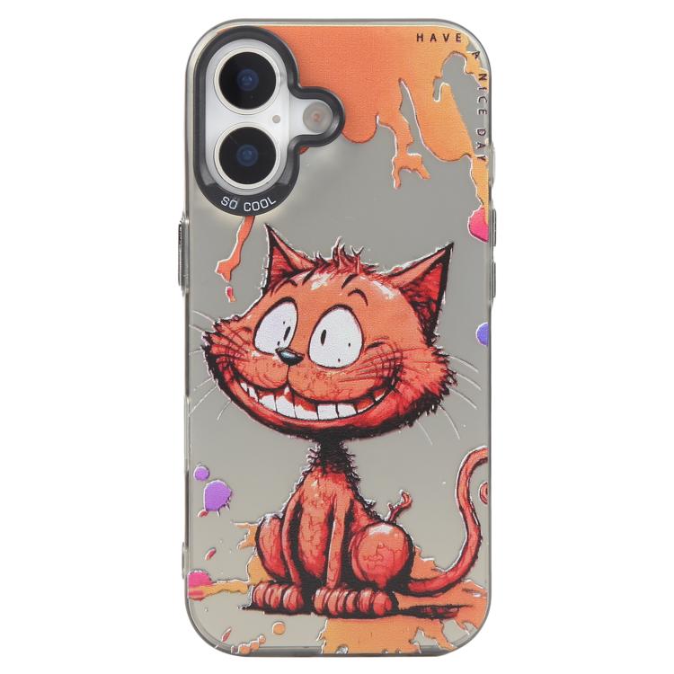 Série de peinture à l'huile de motifs animaliers en PC + coque en TPU, pour iPhone 15 Pro Max