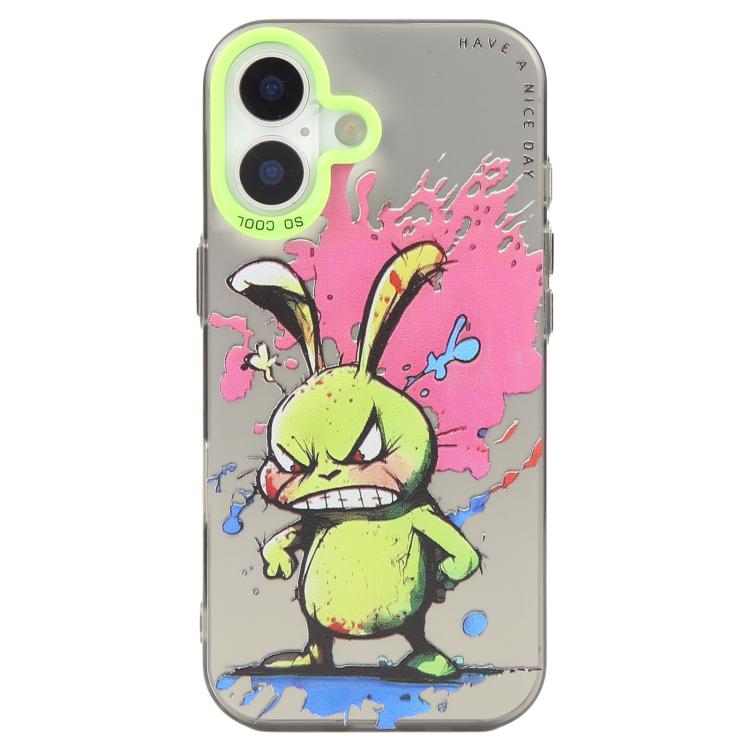 Série de peinture à l'huile de motifs animaliers en PC + coque en TPU, pour iPhone 15 Pro Max
