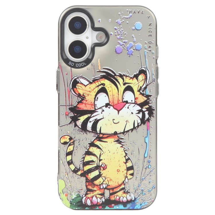 Série de peinture à l'huile de motifs animaliers en PC + coque en TPU, pour iPhone Air