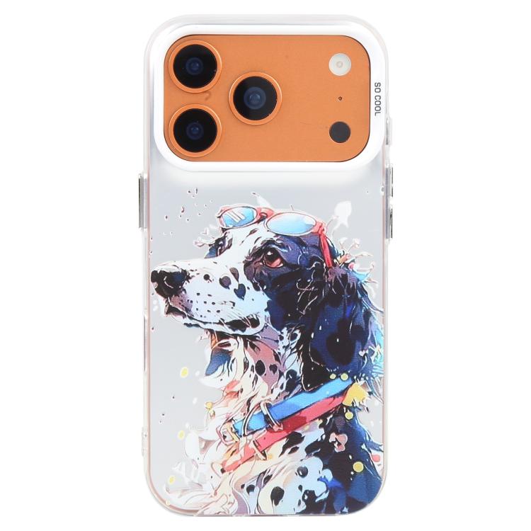 Série de peinture à l'huile de motifs animaliers en PC + coque en TPU, pour iPhone 17