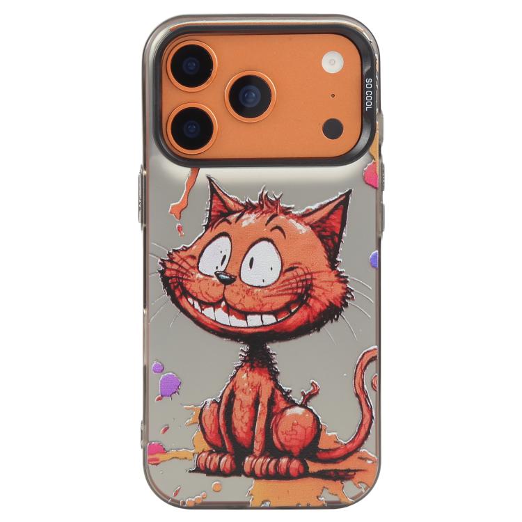 Série de peinture à l'huile de motifs animaliers en PC + coque en TPU, pour iPhone 17