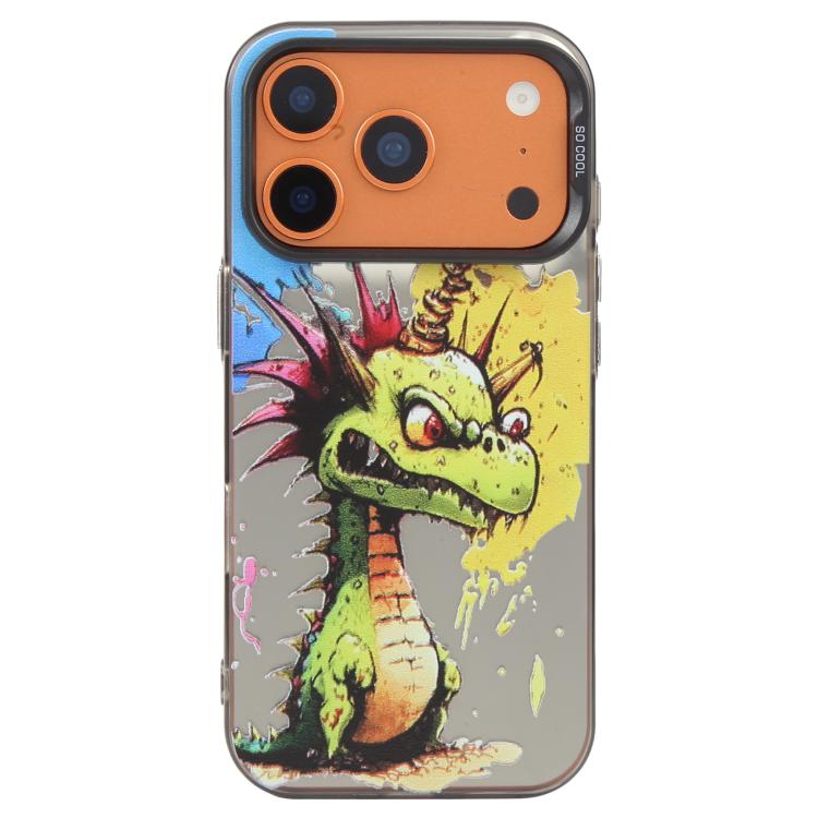 Série de peinture à l'huile de motifs animaliers en PC + coque en TPU, pour iPhone 17