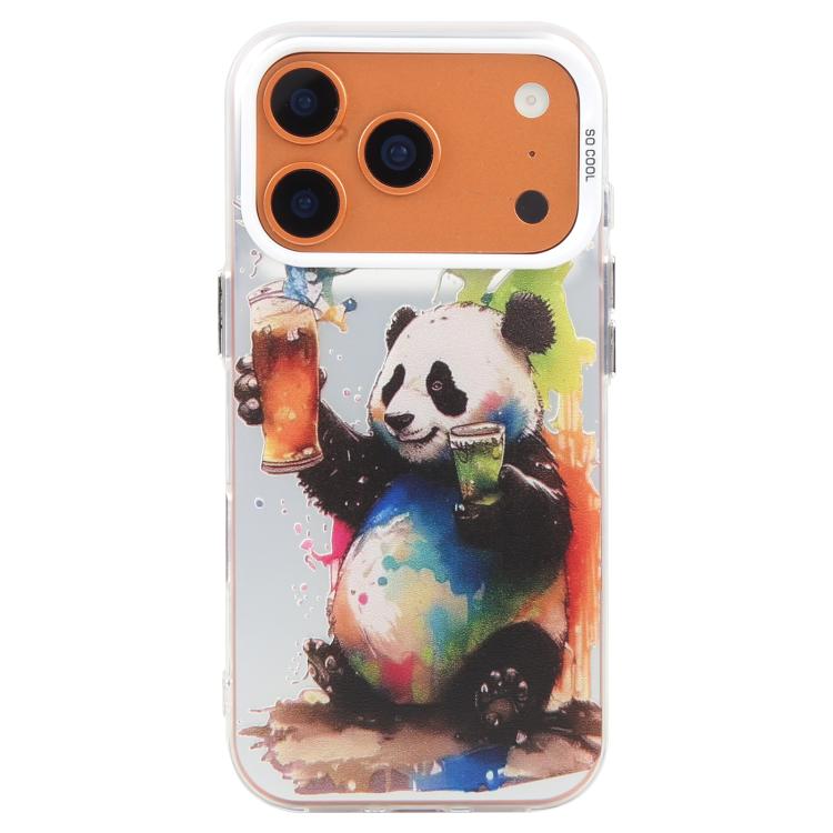 Série de peinture à l'huile de motifs animaliers en PC + coque en TPU, pour iPhone 17