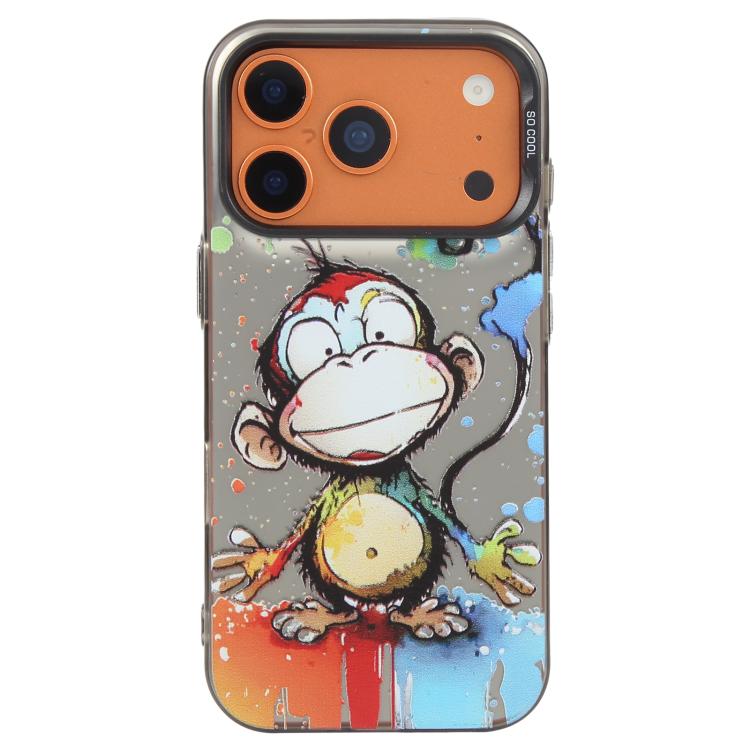 Série de peinture à l'huile de motifs animaliers en PC + coque en TPU, pour iPhone 17