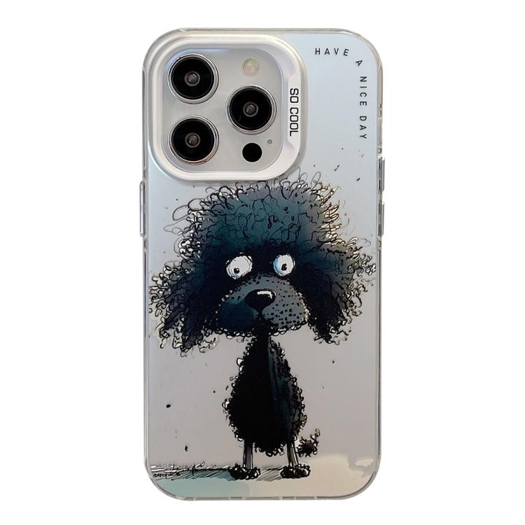 Série de peinture à l'huile de motif animal PC + étui de téléphone en TPU, For iPhone 17 Pro