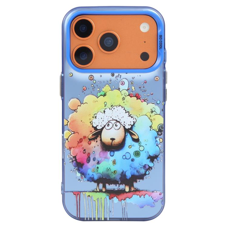 Série de peinture à l'huile de motifs animaliers en PC + coque en TPU, pour iPhone 17