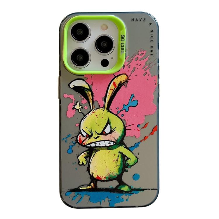Série de peinture à l'huile de motif animal PC + étui de téléphone en TPU, For iPhone 17 Pro