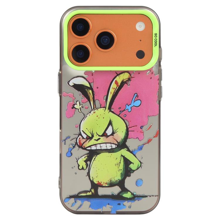 Série de peinture à l'huile de motifs animaliers en PC + coque en TPU, pour iPhone 17