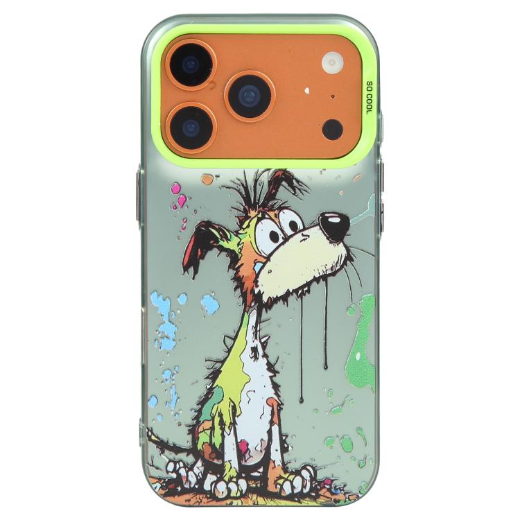 Série de peinture à l'huile de motifs animaliers en PC + coque en TPU, pour iPhone 17 Pro