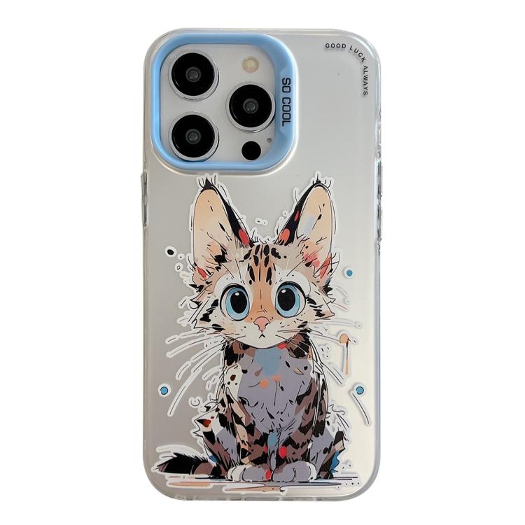 Série de peinture à l'huile de motif animal PC + étui de téléphone en TPU, For iPhone 17 Pro Max