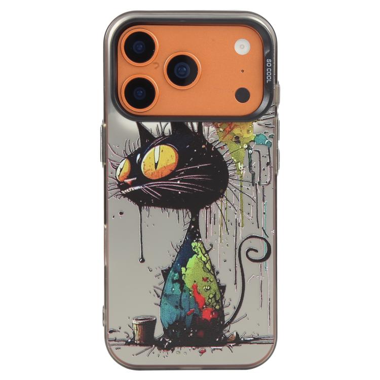 Série de peinture à l'huile de motifs animaliers en PC + coque en TPU, pour iPhone 17 Pro