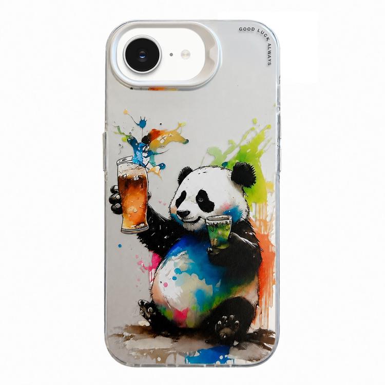 Série de peinture à l'huile de motifs animaliers en PC + coque en TPU, pour iPhone 17