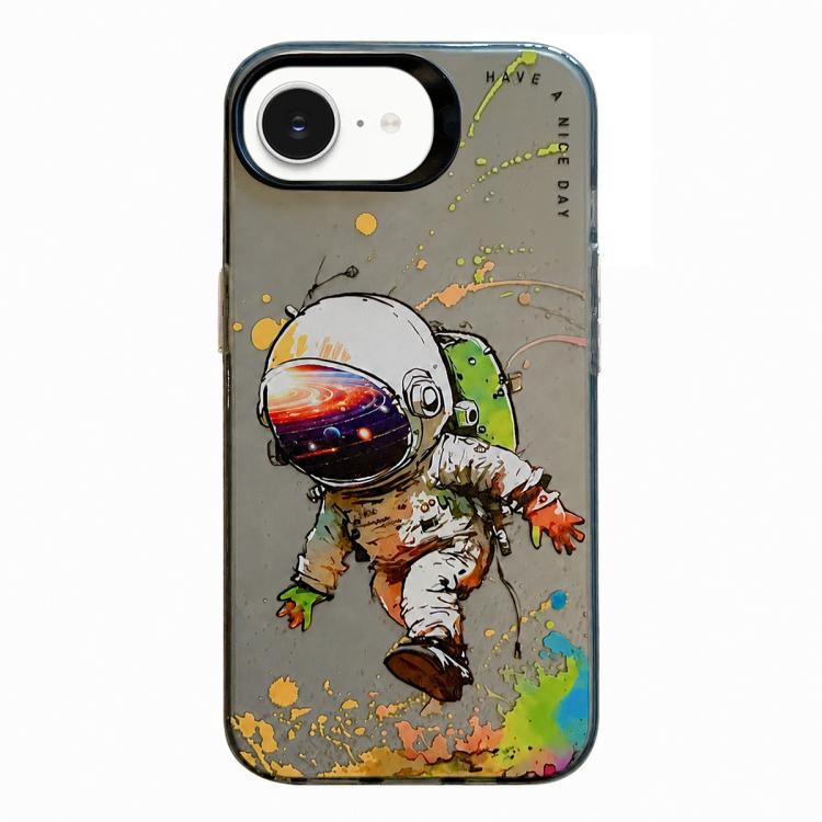 Série de peinture à l'huile de motifs animaliers en PC + coque en TPU, pour iPhone 17