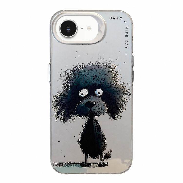 Série de peinture à l'huile de motifs animaliers en PC + coque en TPU, pour iPhone 17