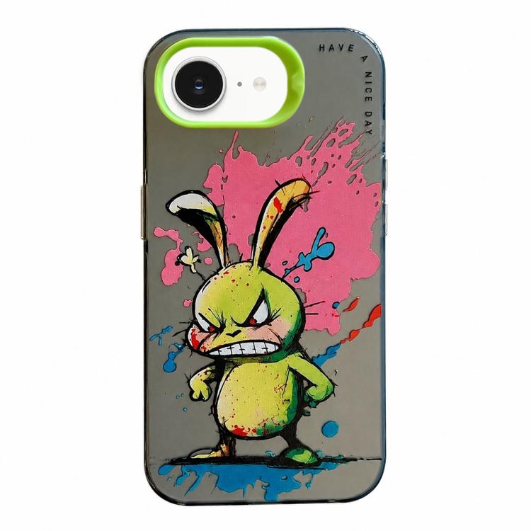 Série de peinture à l'huile de motifs animaliers en PC + coque en TPU, pour iPhone 17