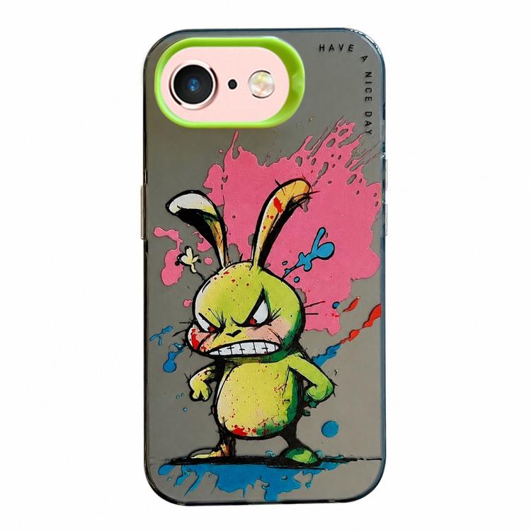Série de peinture à l'huile de motif animal PC + étui de téléphone en TPU, For iPhone 6s / 6