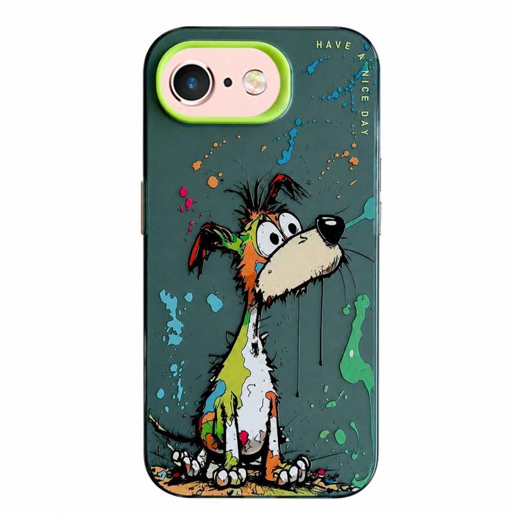 Série de peinture à l'huile de motif animal PC + étui de téléphone en TPU, For iPhone 6s Plus / 6 Plus
