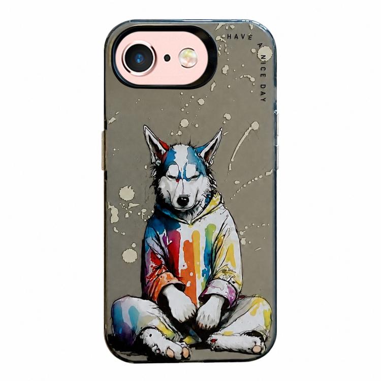 Série de peinture à l'huile de motif animal PC + étui de téléphone en TPU, For iPhone 6s Plus / 6 Plus