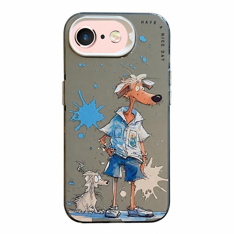 Série de peinture à l'huile de motif animal PC + étui de téléphone en TPU, For iPhone 6s Plus / 6 Plus