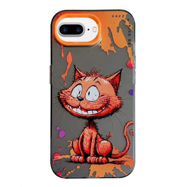 Série de peinture à l'huile de motif animal PC + étui de téléphone en TPU, For iPhone 7 Plus / 8 Plus