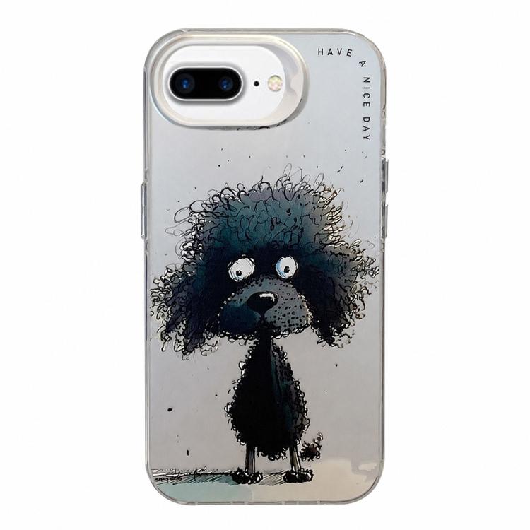 Série de peinture à l'huile de motif animal PC + étui de téléphone en TPU, For iPhone 7 Plus / 8 Plus