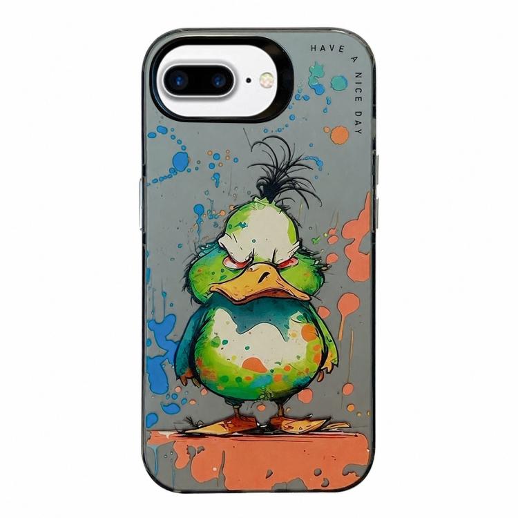 Série de peinture à l'huile de motif animal PC + étui de téléphone en TPU, For iPhone 7 Plus / 8 Plus