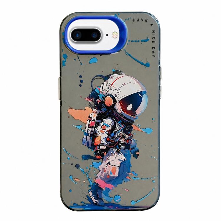 Série de peinture à l'huile de motif animal PC + étui de téléphone en TPU, For iPhone 7 Plus / 8 Plus
