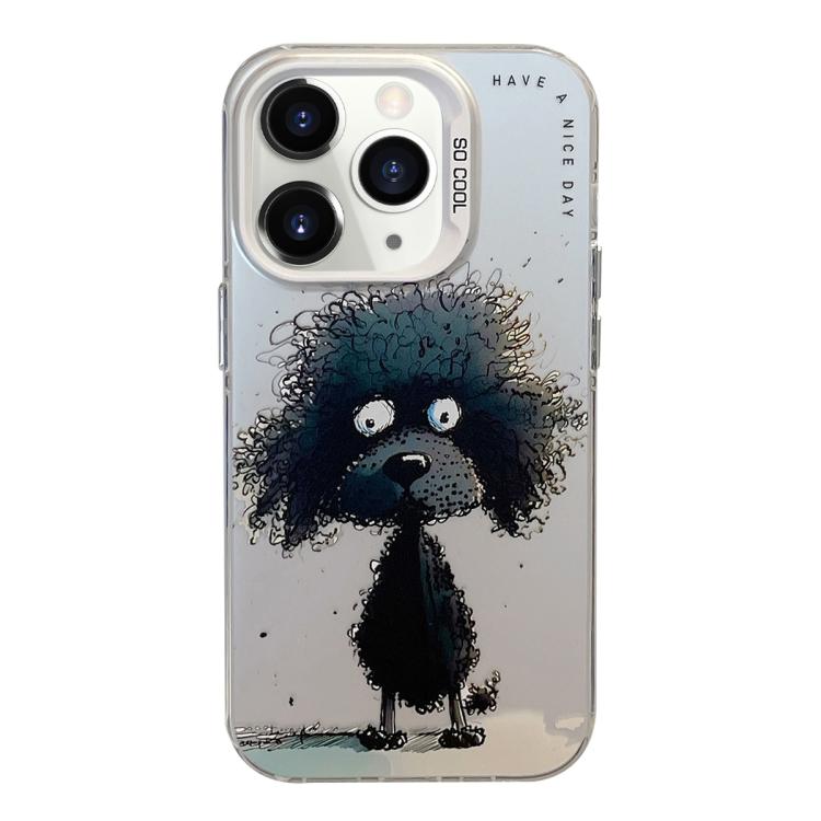 Série de peinture à l'huile de motif animal PC + étui de téléphone en TPU, For iPhone 11 Pro