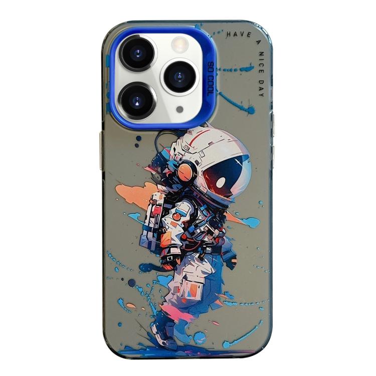 Série de peinture à l'huile de motif animal PC + étui de téléphone en TPU, For iPhone 11 Pro