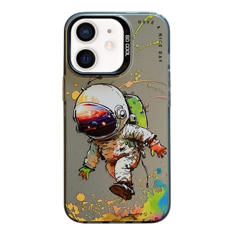 Série de peinture à l'huile de motifs animaliers en PC + coque en TPU, pour iPhone XS Max