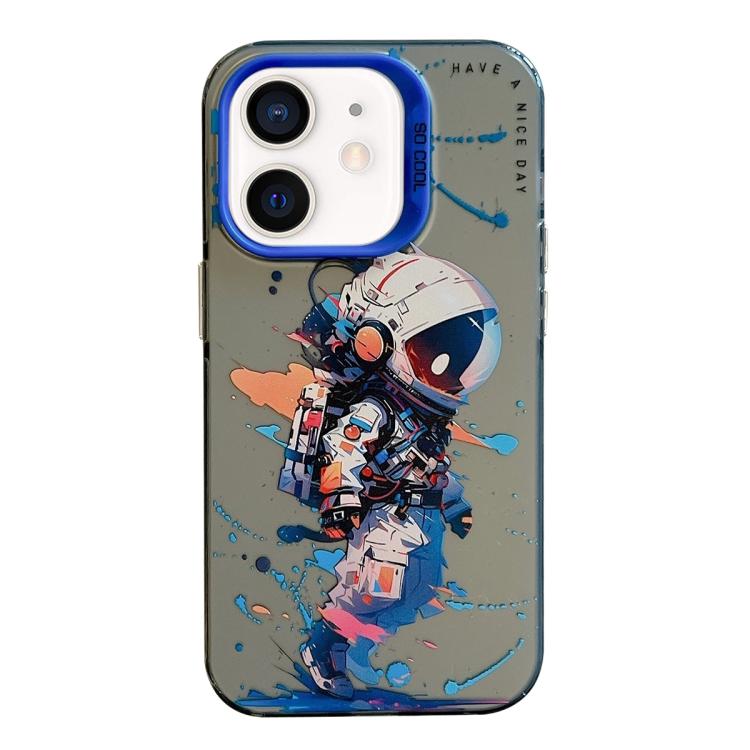 Série de peinture à l'huile de motifs animaliers en PC + coque en TPU, pour iPhone XS Max